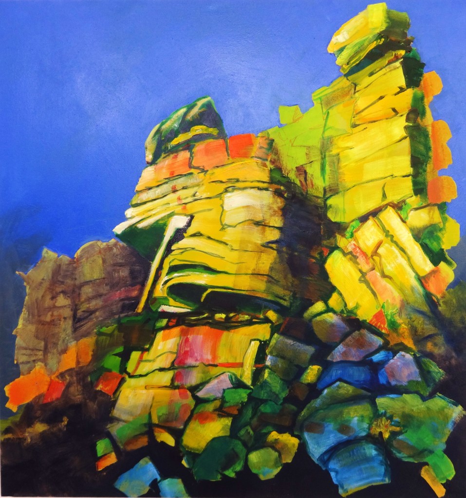 Flying Buttress Oil on canvas 97 x 91 cm