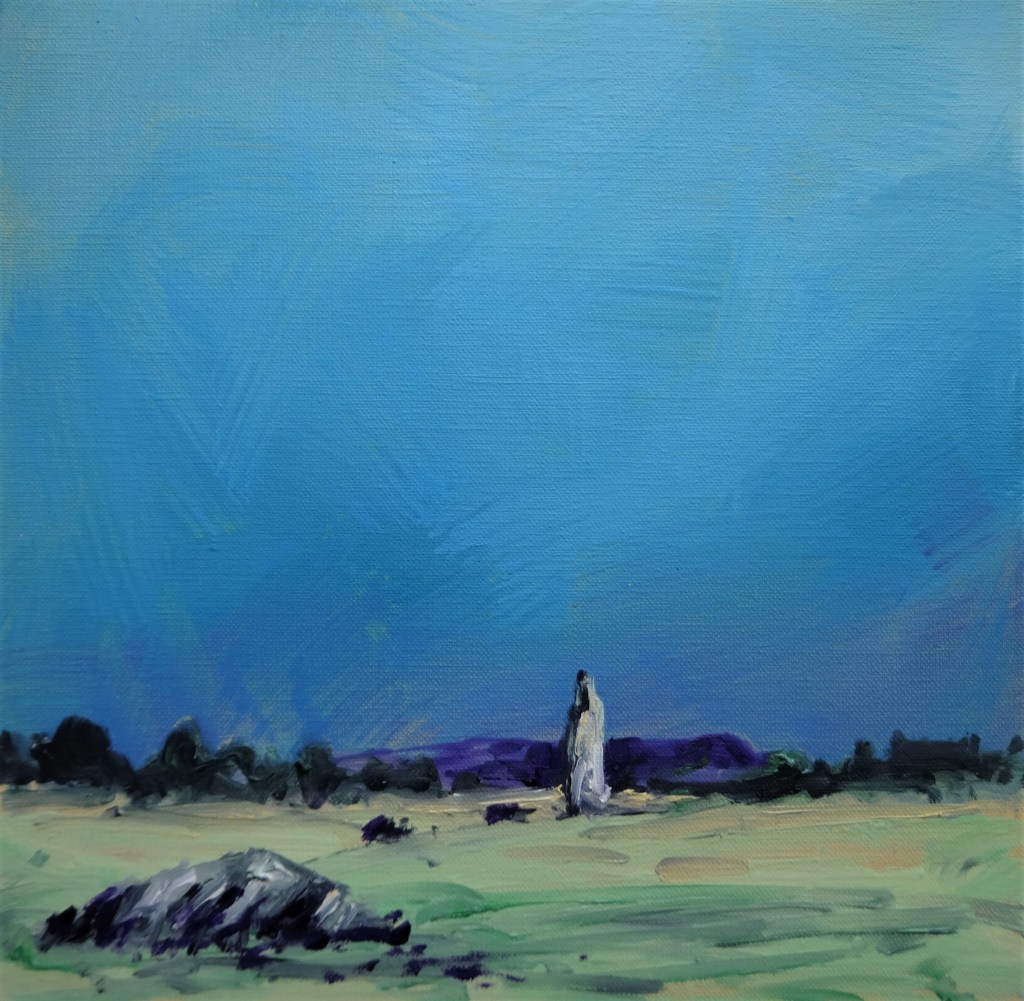 Mitchell’s Fold Oil on canvas board 45 x 45 cm