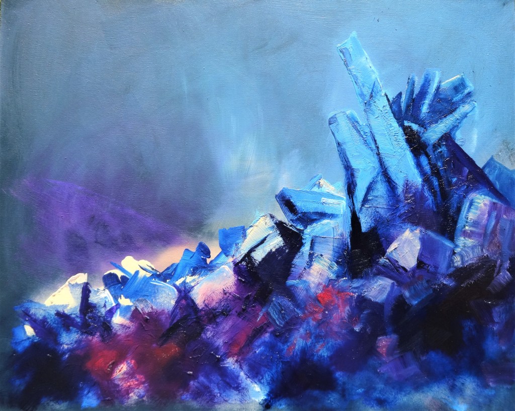 Stiperstones Wild Edric Oil on canvas 61 x 76 cm